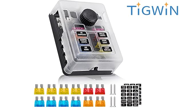 ライブロック　大きめ　横±33cm奥±28高±12 Amazon.com: 12V Fuse Box 6 Way 12 Volt Fuse Block ATO/ATC